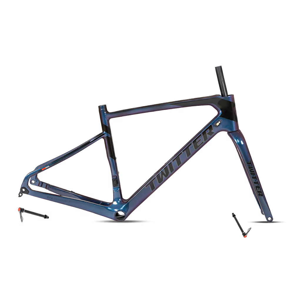 TWITTER GRAVEL Disc Carbon Road Frame Set – T800, 700C, Gravel
