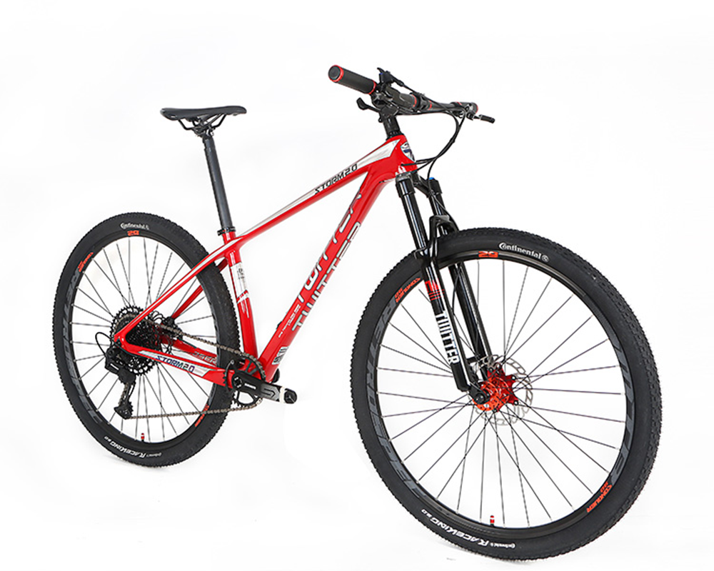 Carbon Hardtail Mountain Bike Twitter Storm 2.0 SRAM NX-11 Speed 29" Wheels