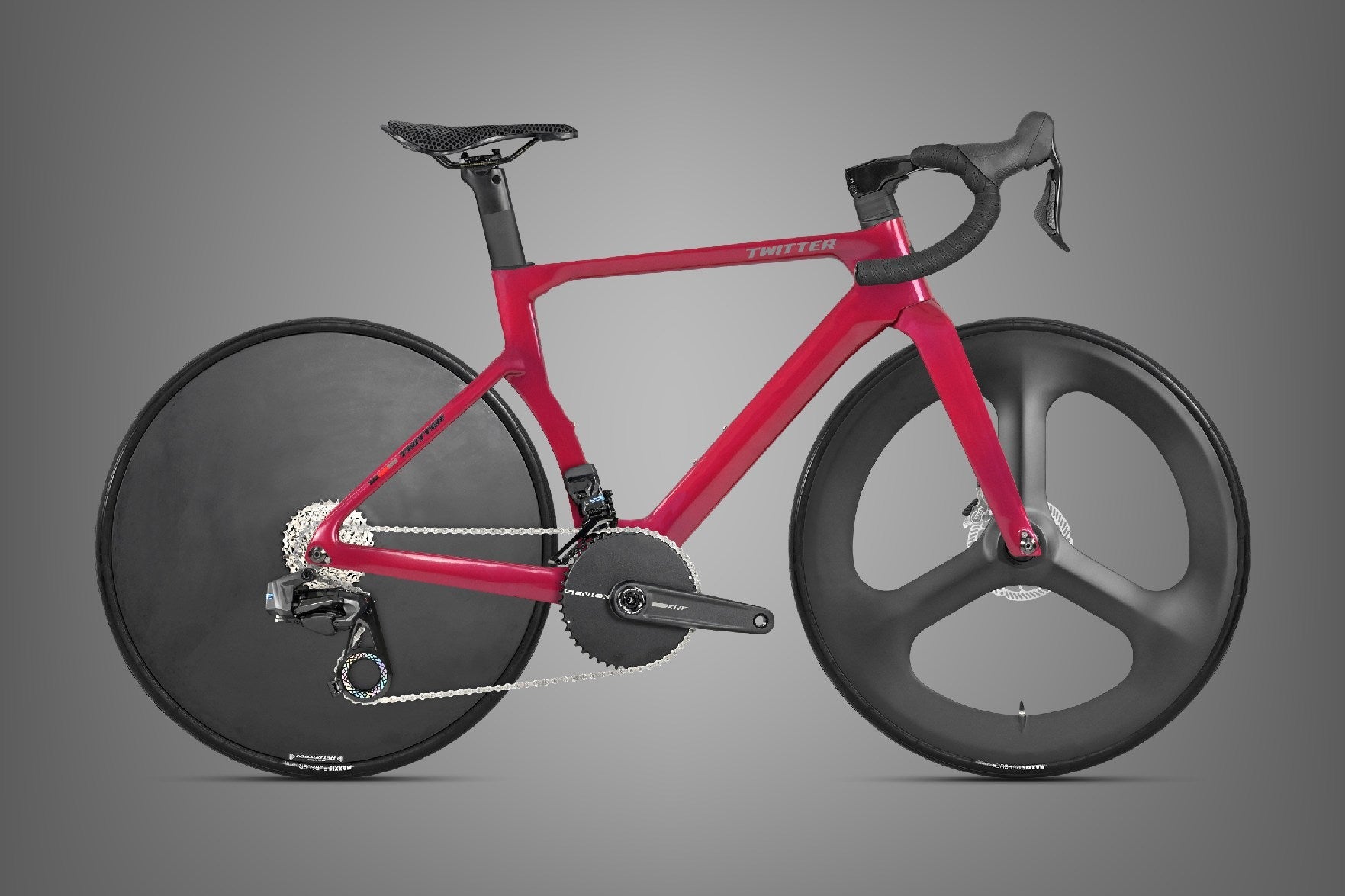 TI2 Ncode TETRACROSS500 Carbonex 格安 T8 Pro Tri-Spoke (TT) Carbon Road Bike | Twitter Bikes USA