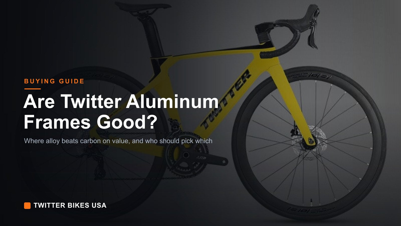 Are Twitter Aluminum Bike Frames Good?