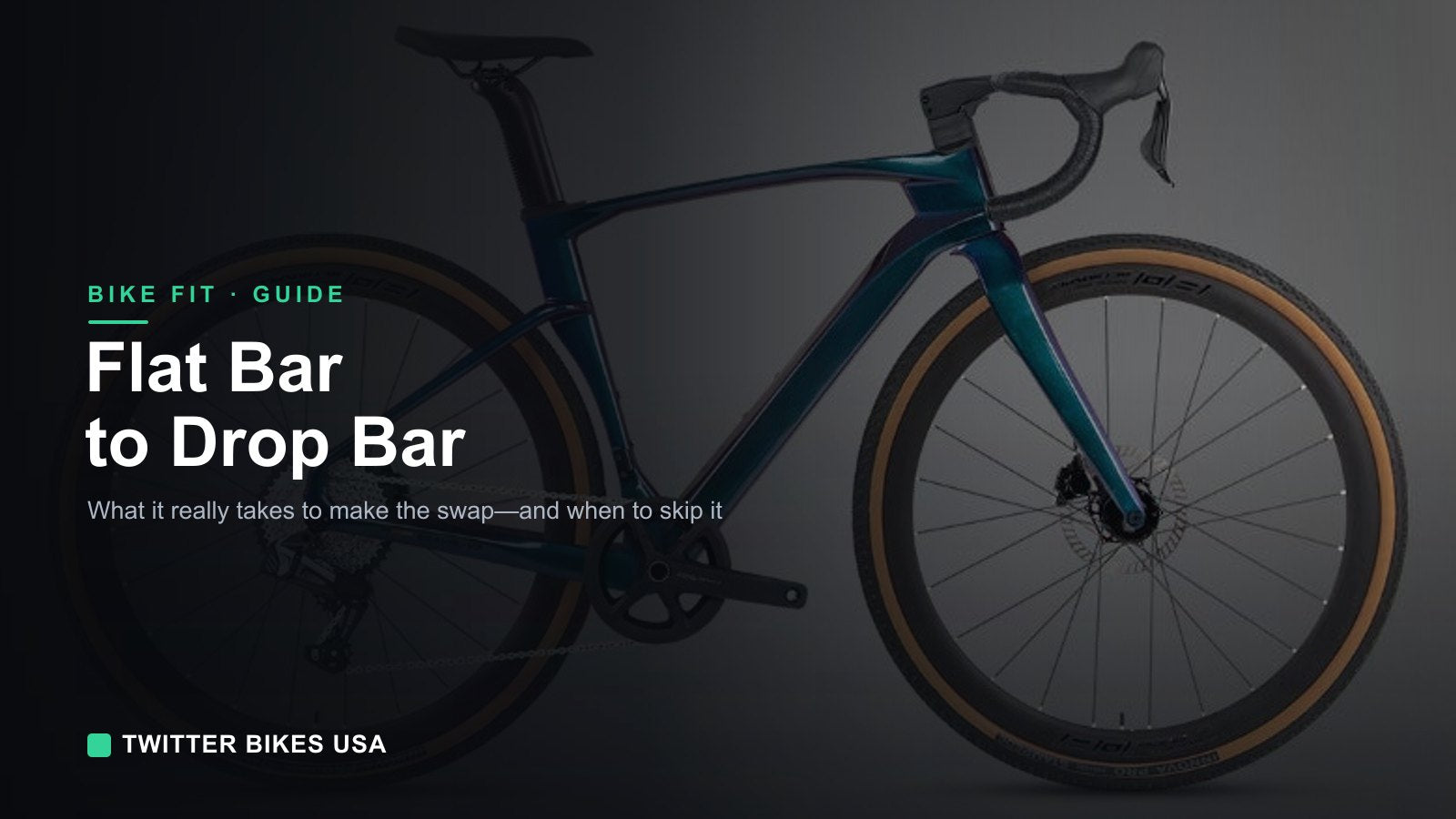 Can You Convert a Flat-Bar Bike to Drop-Bar?