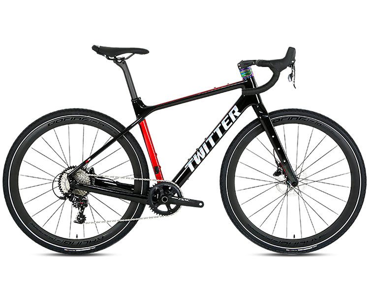 GRAVEL X - SRAM RIVAL 22 Speed - Carbon Fiber Gravel Bike - Bike Size: XS (46cm) - Color: Red