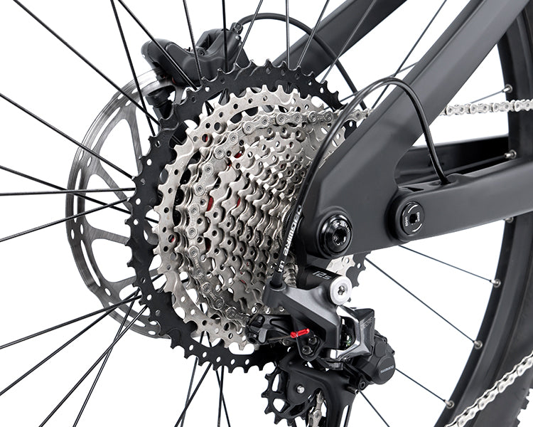 EM19 2025 - Wheeltop EDS OX-12S wireless 12 Speed - M820 36V20A - CYCTRAC Carbon eMTB - Bike Size (Wheel*Frame): S (27.5"*16") - Seat Post + Front Fork Configuration: HIGH Config