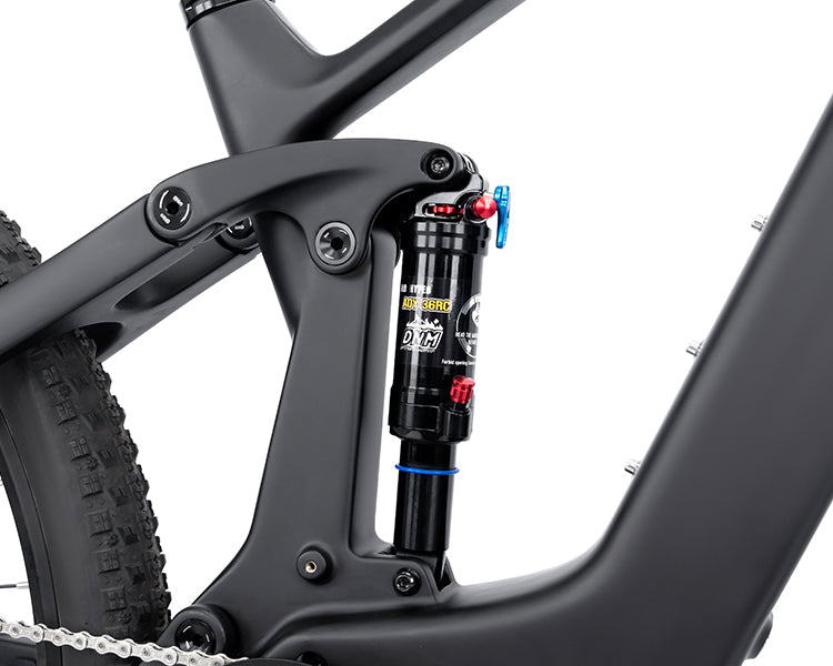 EM19 2025 - Wheeltop EDS OX-12S wireless 12 Speed - M820 36V20A - CYCTRAC Carbon eMTB - Bike Size (Wheel*Frame): S (27.5"*16") - Seat Post + Front Fork Configuration: HIGH Config