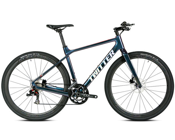 Carbon fiber hybrid shop bike