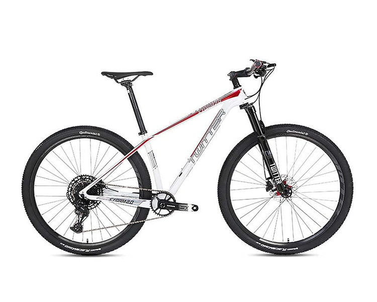 of the Storm 2.0 Super Lightweight Carbon Fiber Mountain Bike – Twitter Bikes