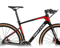 Super Lightweight Carbon Gravel Hybrid Bike - Flat Bar