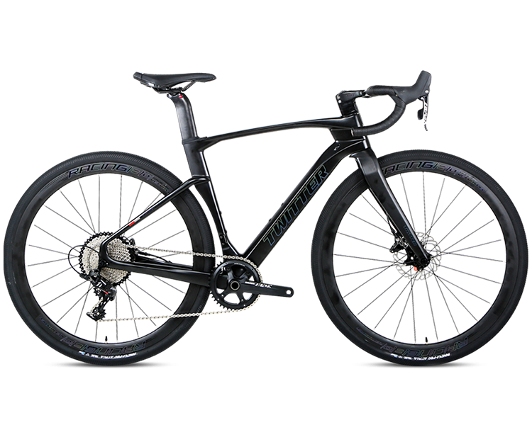 GRAVEL V3 - SRAM RIVAL 22 Speed - Carbon Fiber Gravel Bike - Bike Size: XS (45cm) - Color: Black