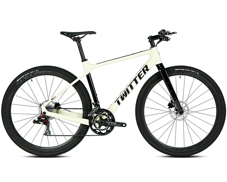 Gravel x PB Hybrid SRAM NX 11 Speed Carbon Fiber Gravel Bike Xs 46cm Beige