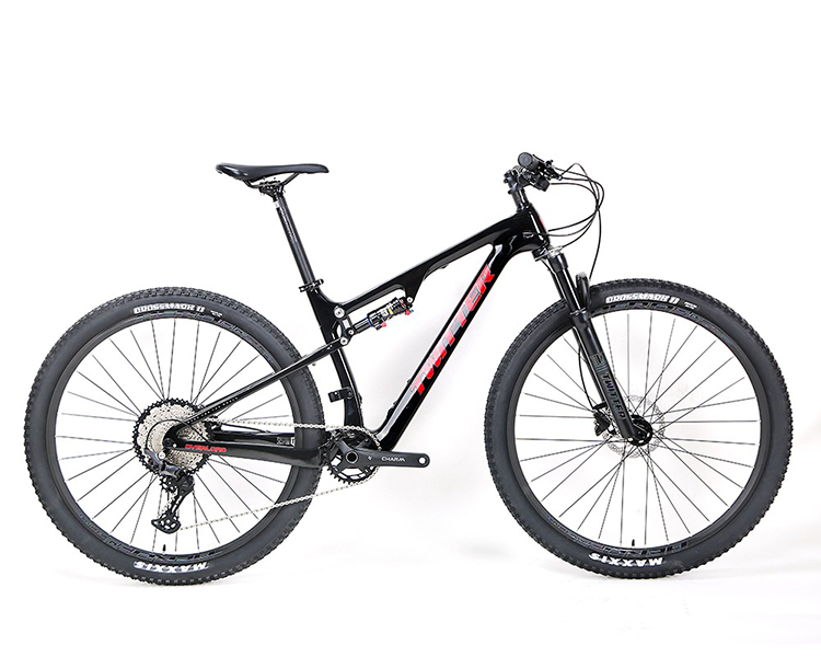 Full Carbon Mountain Bike Overlord SRAM Eagle 12 Speed Red Large 19