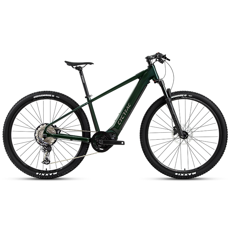 EM5 2025 - SHIMANO DEORE 12 Speed - M510/M560 CYCTRAC eMTB - Bike Size (Wheel*Frame): S (27.5"*16") - Color: Dark Green