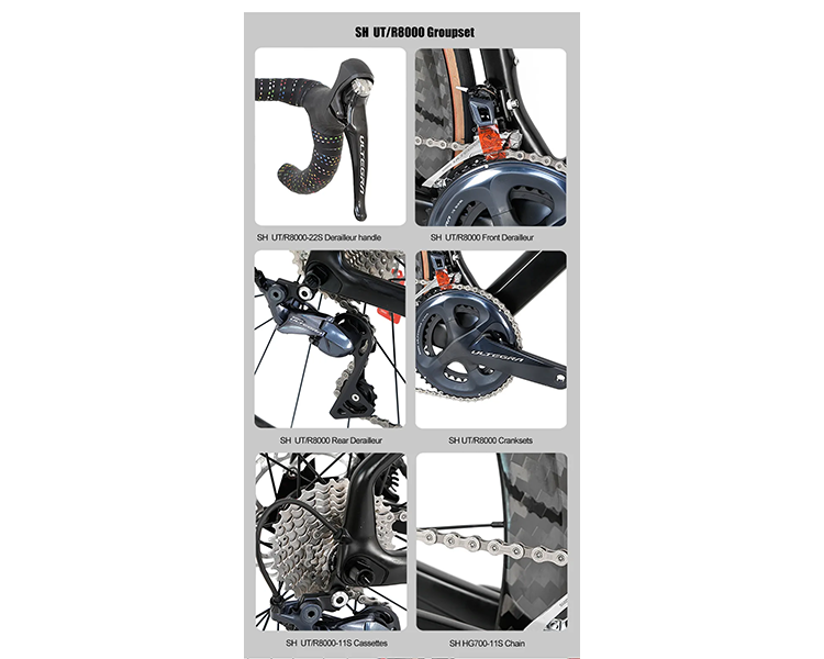 Full Carbon Road Bike STEALTH PRO SHIMANO ULTEGRA 22 speed