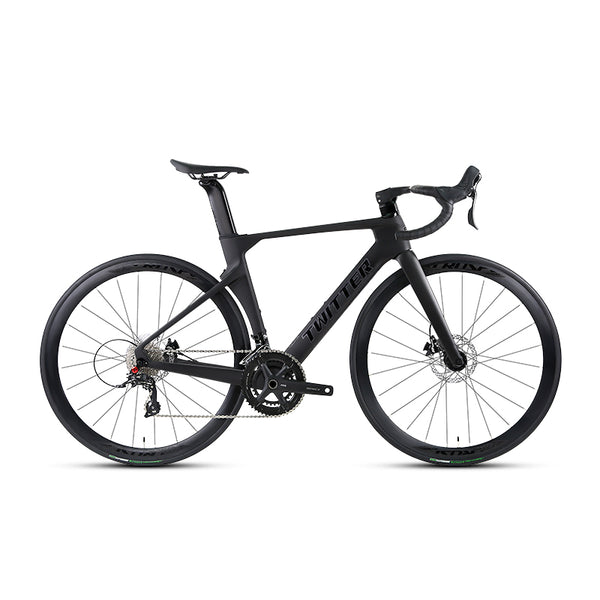 R10 - RS SENSAH 24 Speed (Disc Brake) - Twitter Carbon Road Bike - Bike Size: XXS (43.5cm) - Color: GlossBlack