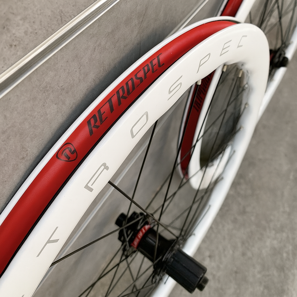 RS-H290 Wavy Carbon Road Bike Wheelset | 50mm Disc Brake Thru Axle