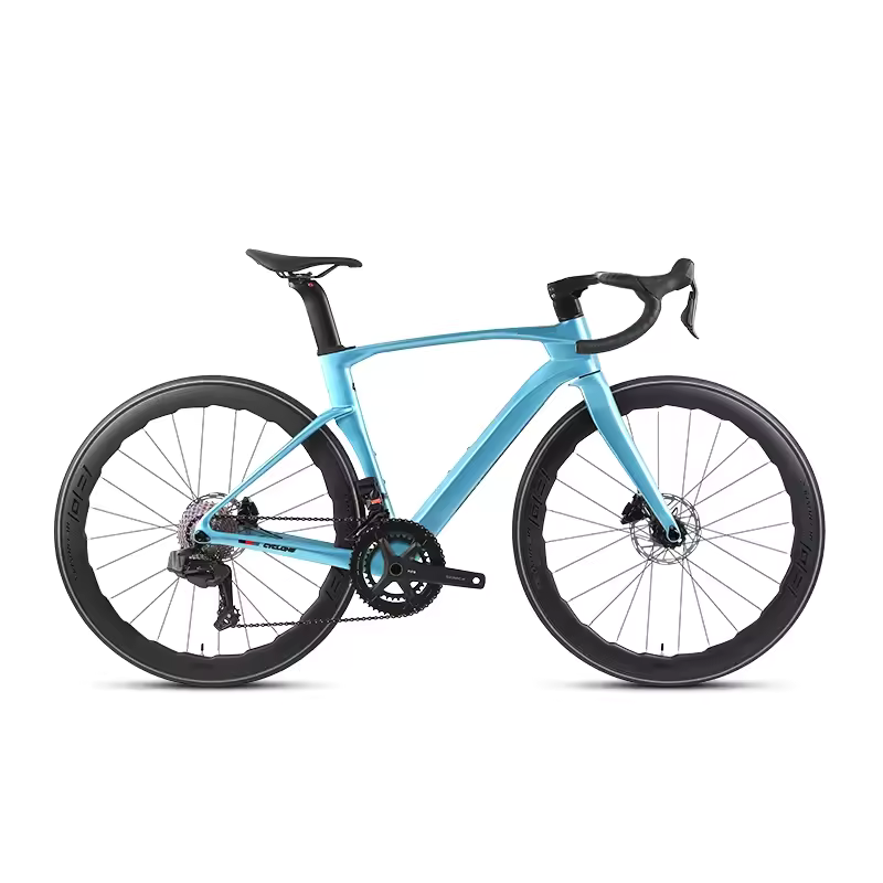 🆓 FREE SHIPPING / DELIVERY 3 DAYS - CYCLONE 2025 - WheelTop EDS-TX 2×12 Speed Wireless - Pearl Blue / XL (52cm) / Carbon Wheel
