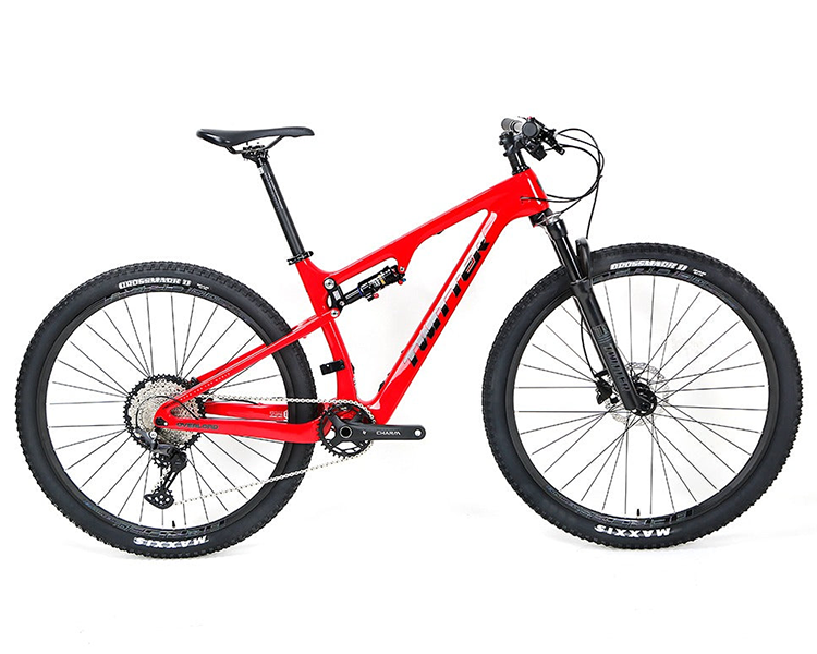 OVERLORD - SRAM SX EAGLE 12 Speed - Carbon Fiber Mountain Bike - Bike Size (Wheel x Frame): XS (27.5" x 15") - Color: Red