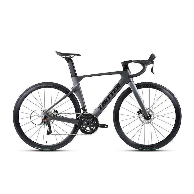 R10 - RS SENSAH 24 Speed (Disc Brake) - Twitter Carbon Road Bike - Bike Size: XXS (43.5cm) - Color: GlossDarkGray