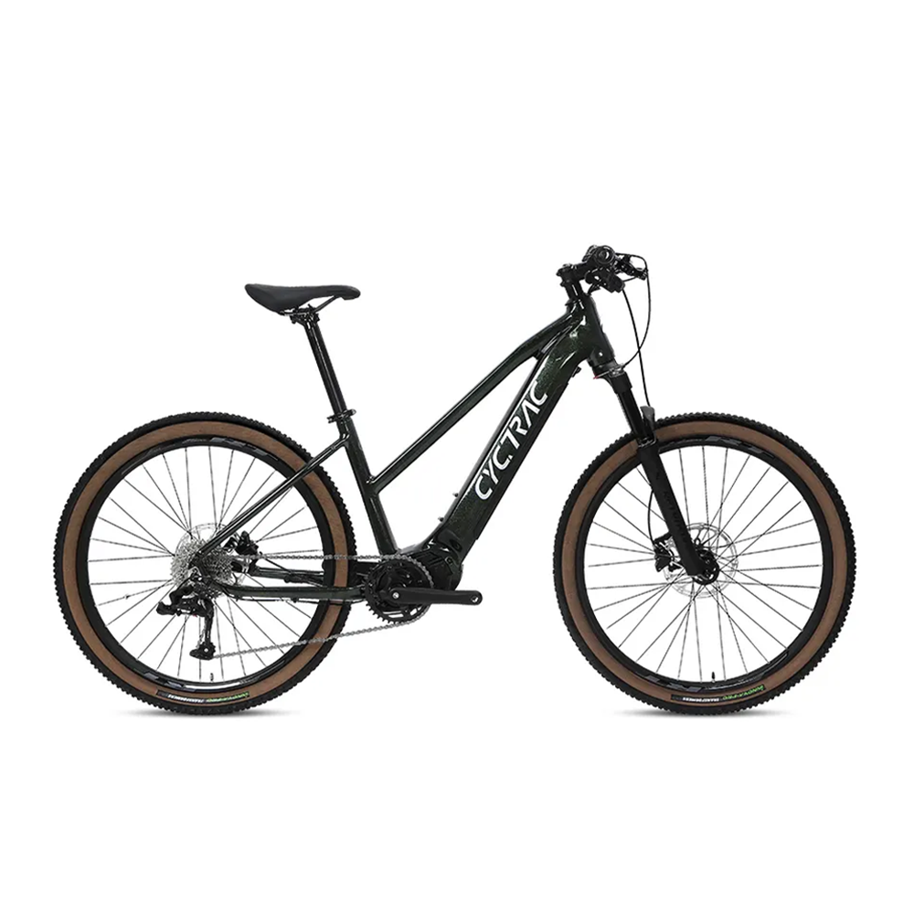 Twitter EC1 electric mountain bike, Matte Black – Bafang M510 mid-drive eMTB, side profile