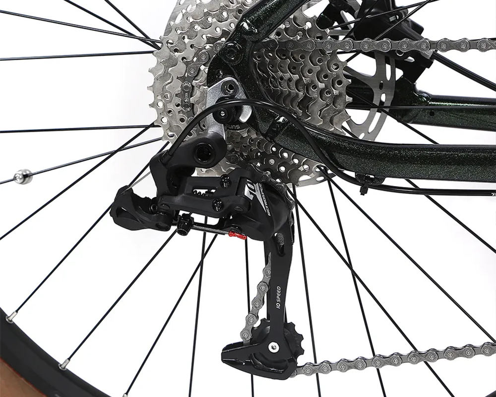 EC1 - LTWOO 10 Speed - M410 36V13A - CYCTRAC eMTB - Color: LightBlue -