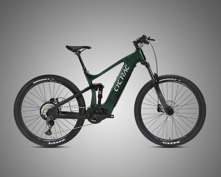 EM10 2025 - M560 48V15A HIGH - CYCTRAC Carbon eMTB - Bike Size (Wheel*Frame): S (27.5"*16") - Color: DarkGreen