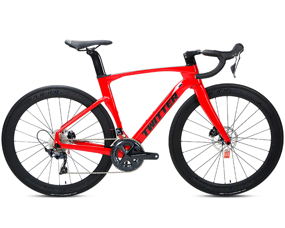 FALCON (Carbon Wheel) - SHIMANO ULTEGRA R8020 22 Speed (Disc Brake) - Twitter Carbon Road Bike