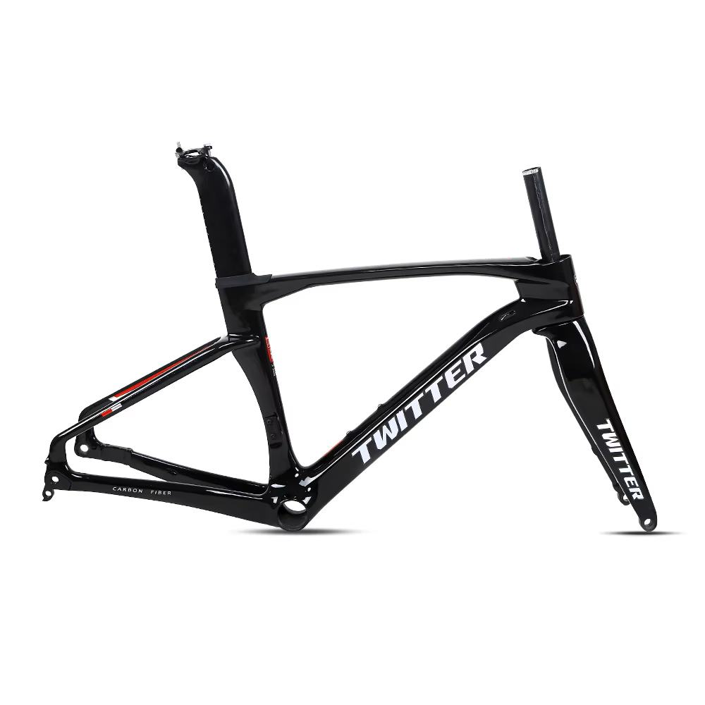 TWITTER FREEDOM Disc Carbon Road Frame Set – T800, 24" Wheel, Lightweight Aero Design