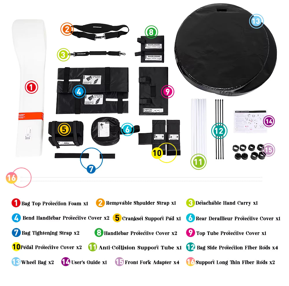 NOOYAH Bike Case BK015 PRO – Ultimate Protection Zero Disassembly Total Freedom
