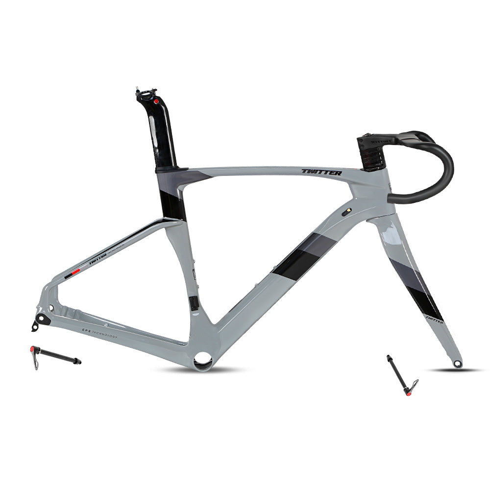 TWITTER CYCLONE Pro Disc Carbon Road Frame Set – T900, 700C, Aero
