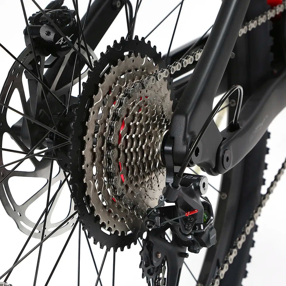 EM10 - CYCTRAC eMTB - Color: DarkGreen - Configuration Options: M510+48V15A (36V20A) LOW