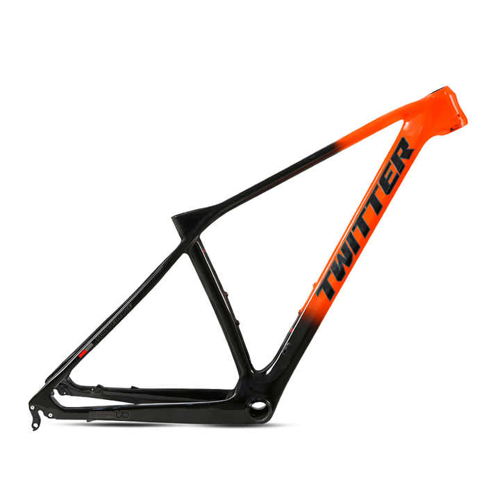 TWITTER PREDATOR Pro Carbon MTB Frame – T900 Mix, 29"/27.5", XC Racing, 135mm QR