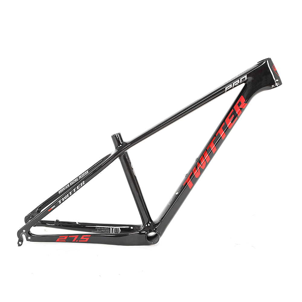 carbon mountainbikes TWITTER LEOPARD Pro Carbon MTB Frame – T800, 29"/27.5", XC Racing, Gloss+UV Decals