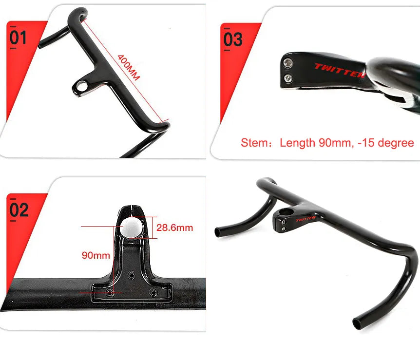 Integrated handlebar best sale road bike