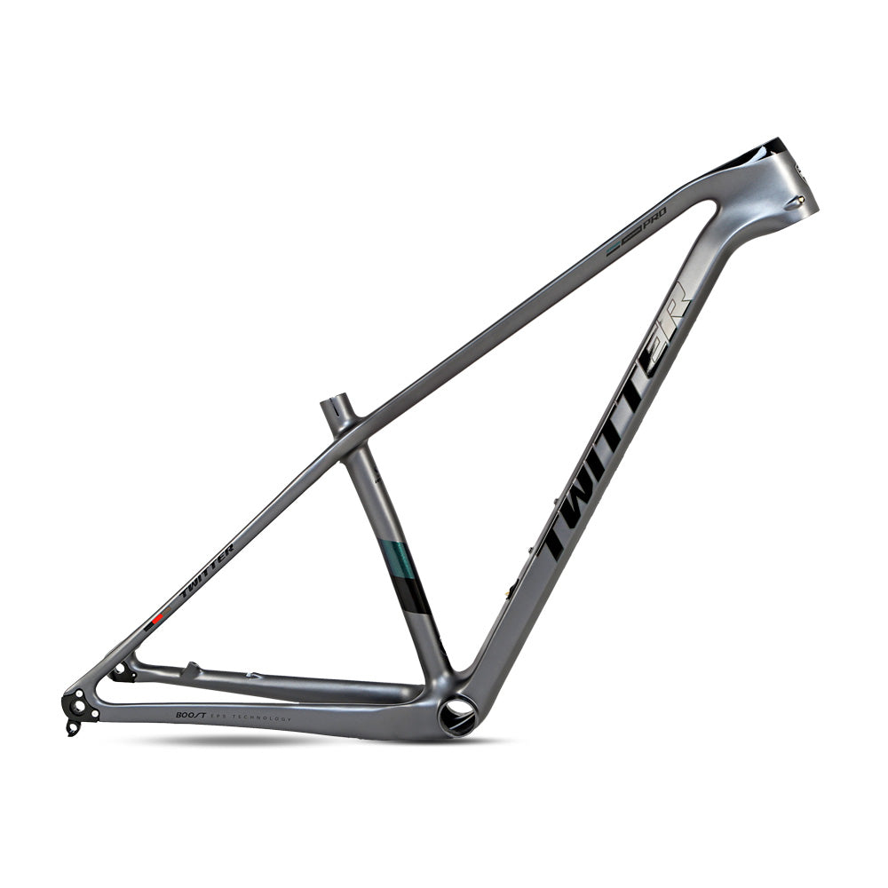 TWITTER WARRIOR Pro Carbon MTB Frame – T900 Mix, 29"/27.5", XC Racing, Gloss+UV Decals