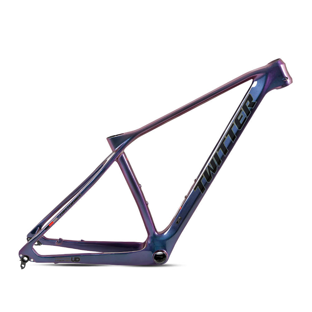 TWITTER PREDATOR Pro Carbon MTB Frame – T900 Mix, 29"/27.5", XC Racing, 135mm QR