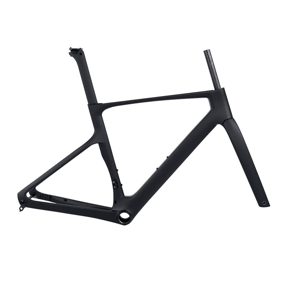 CYCTRAC R18 Disc Carbon Road Frame Set – T800/T1000, 700C, Thru Axle, Aero, Internal Routing