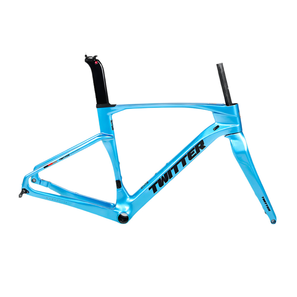 TWITTER GRAVEL V3 Disc Carbon Road Frame Set – T900, 700C, Endurance & Gravel Racing