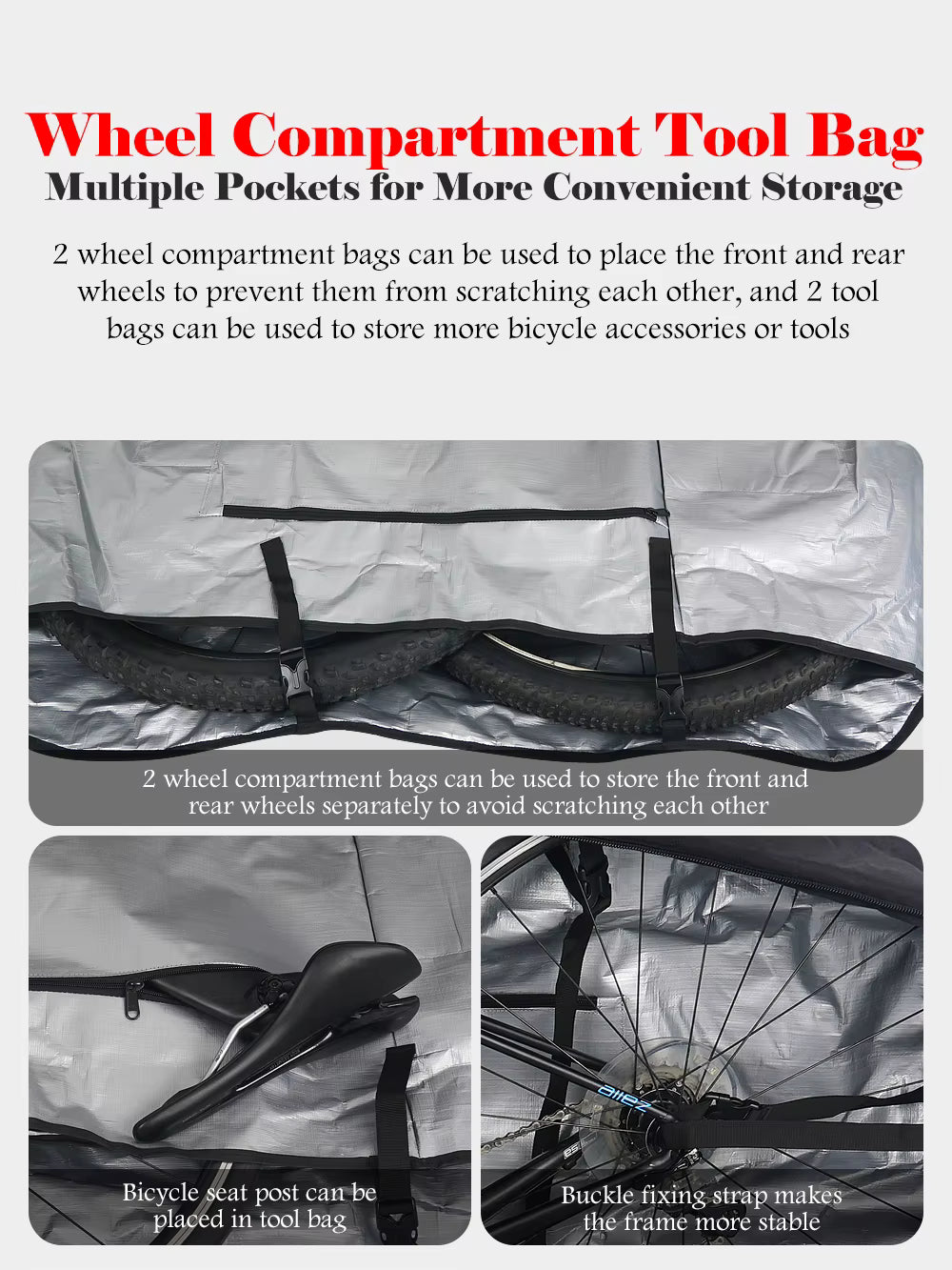 NOOYAH Bike Case BK014 – Ultimate Protection Zero Disassembly Total Freedom