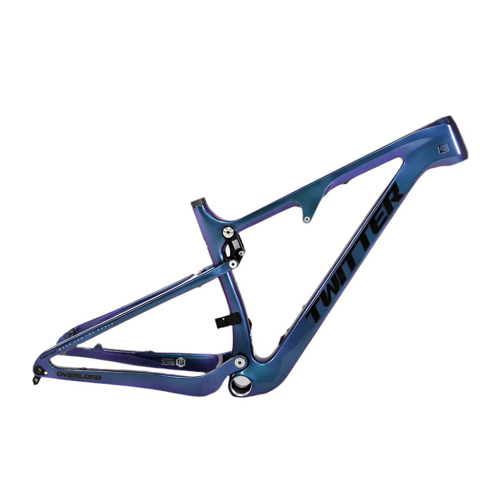 TWITTER OVERLORD Full Suspension Carbon MTB Frame – T800 Mix, 29