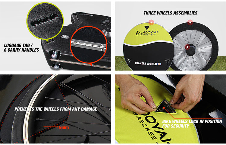 NOOYAH Bike Case BK006 – Ultimate Protection Zero Disassembly Total Freedom
