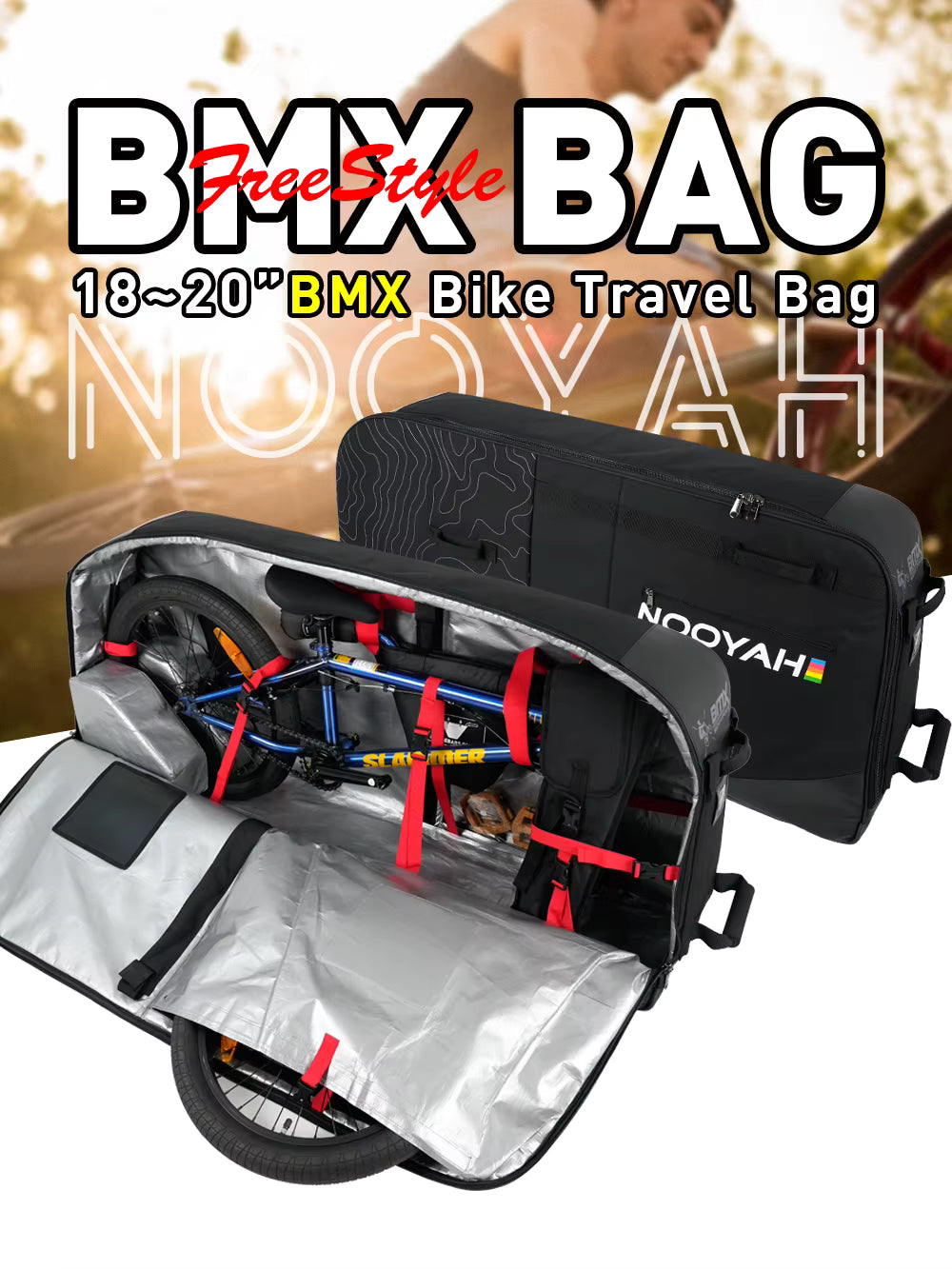 NOOYAH Bike Case BK013 – Ultimate Protection Zero Disassembly Total Freedom