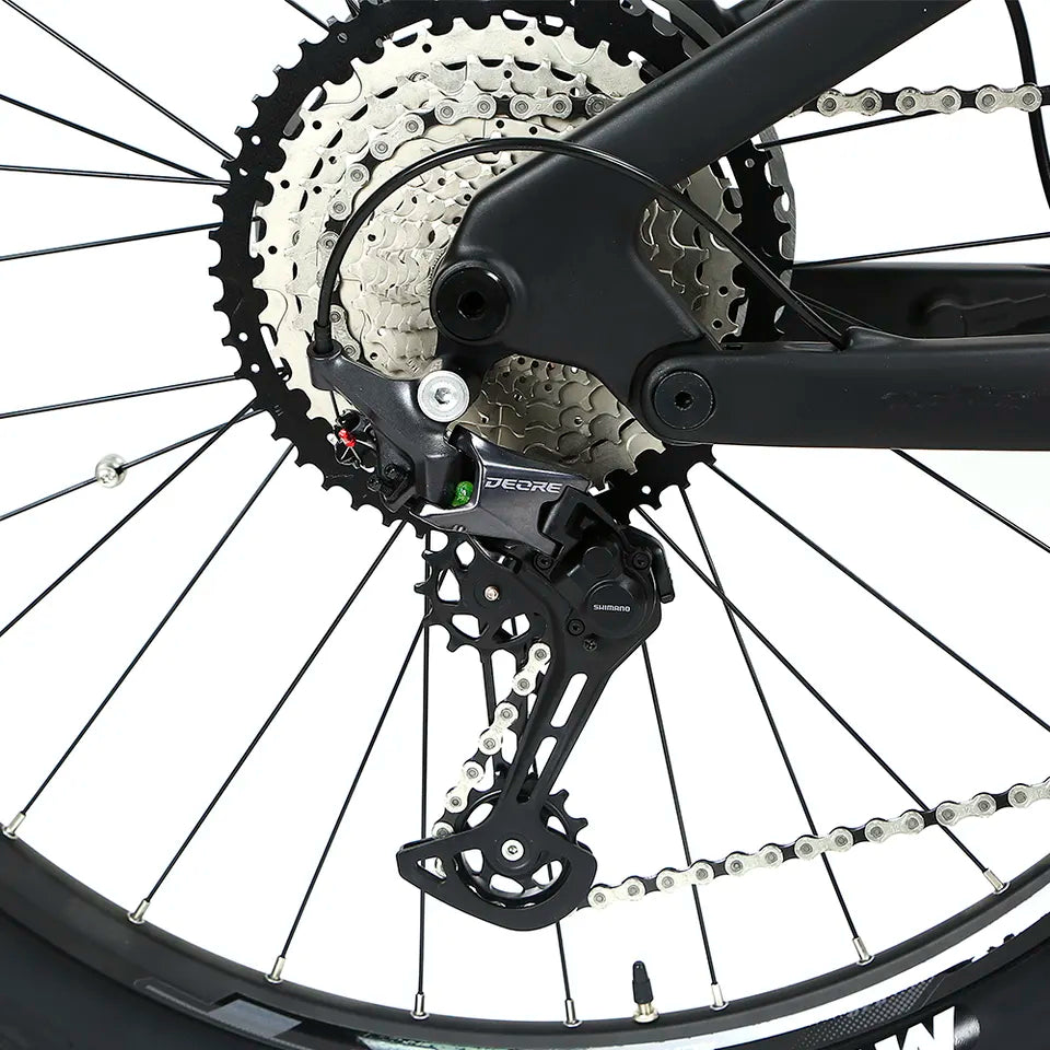 EM10 - CYCTRAC eMTB - Color: DarkGreen - Configuration Options: M510+48V15A (36V20A) LOW