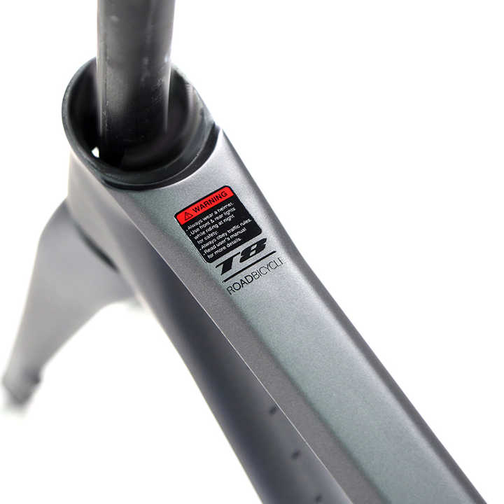 TWITTER T8-Disc Carbon Road Frame Set – T800, 700C, Thru Axle, Aero, Gloss+UV Decals