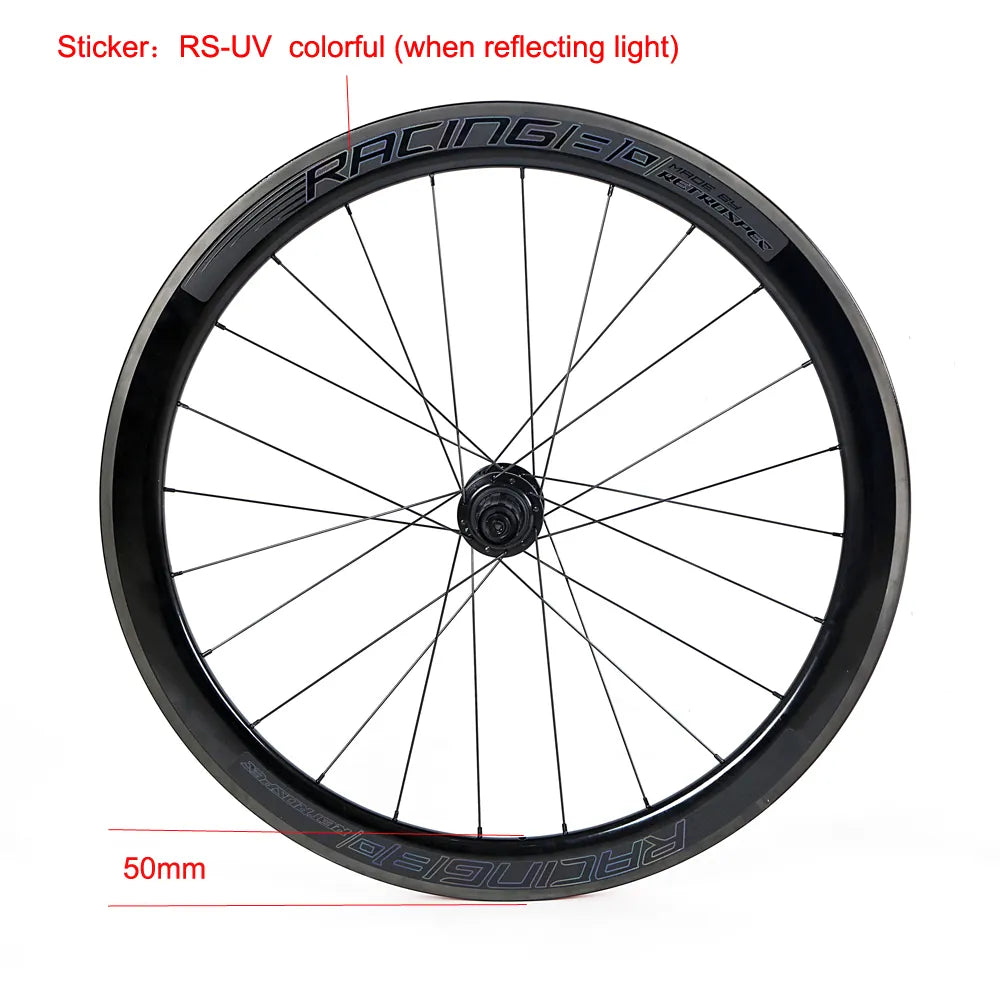 RS-CBR50 ROAD 700C CARBON WHEELSETS for DISC and RIM BRAKE SYSTEMS - -
