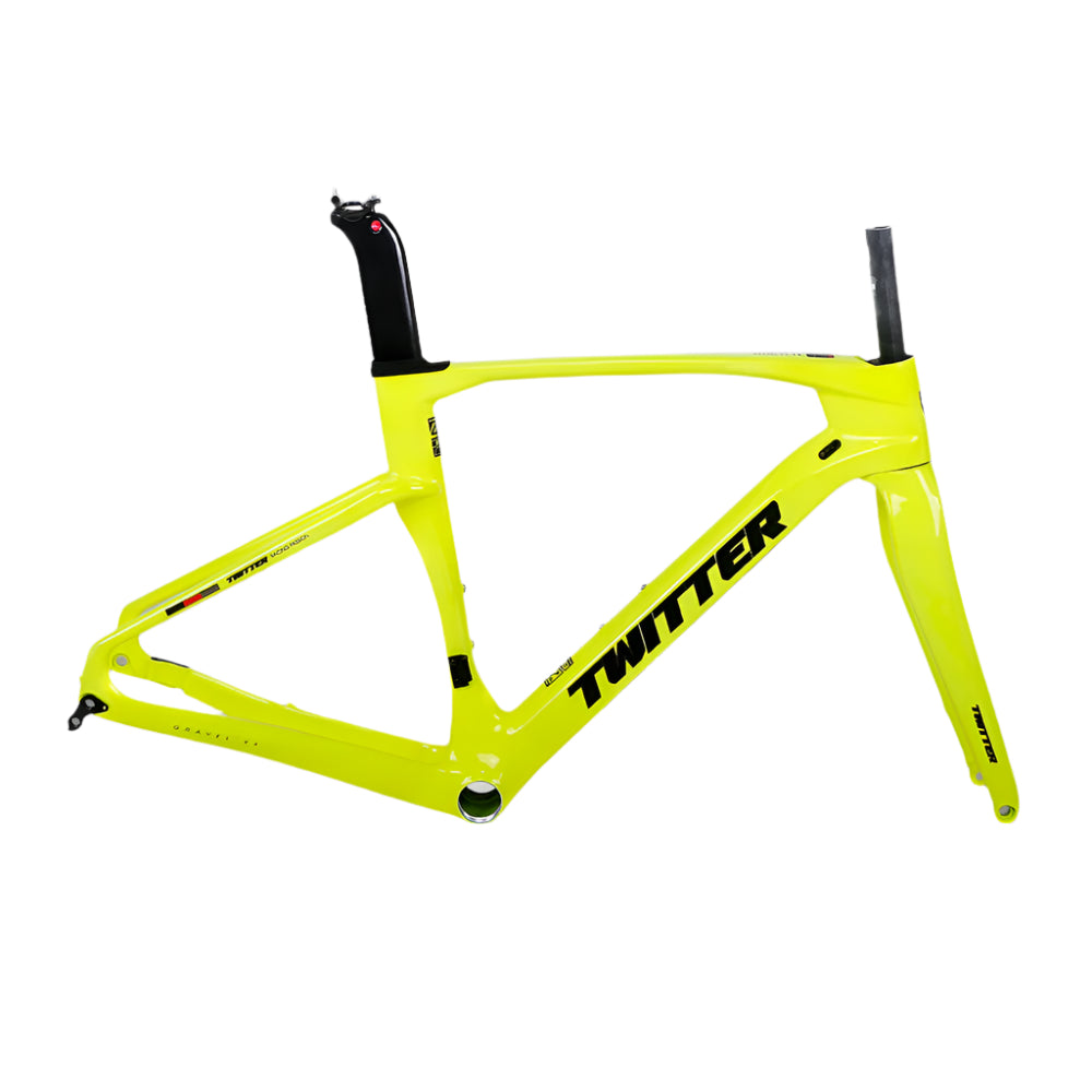 TWITTER GRAVEL V3 Disc Carbon Road Frame Set – T900, 700C, Endurance & Gravel Racing