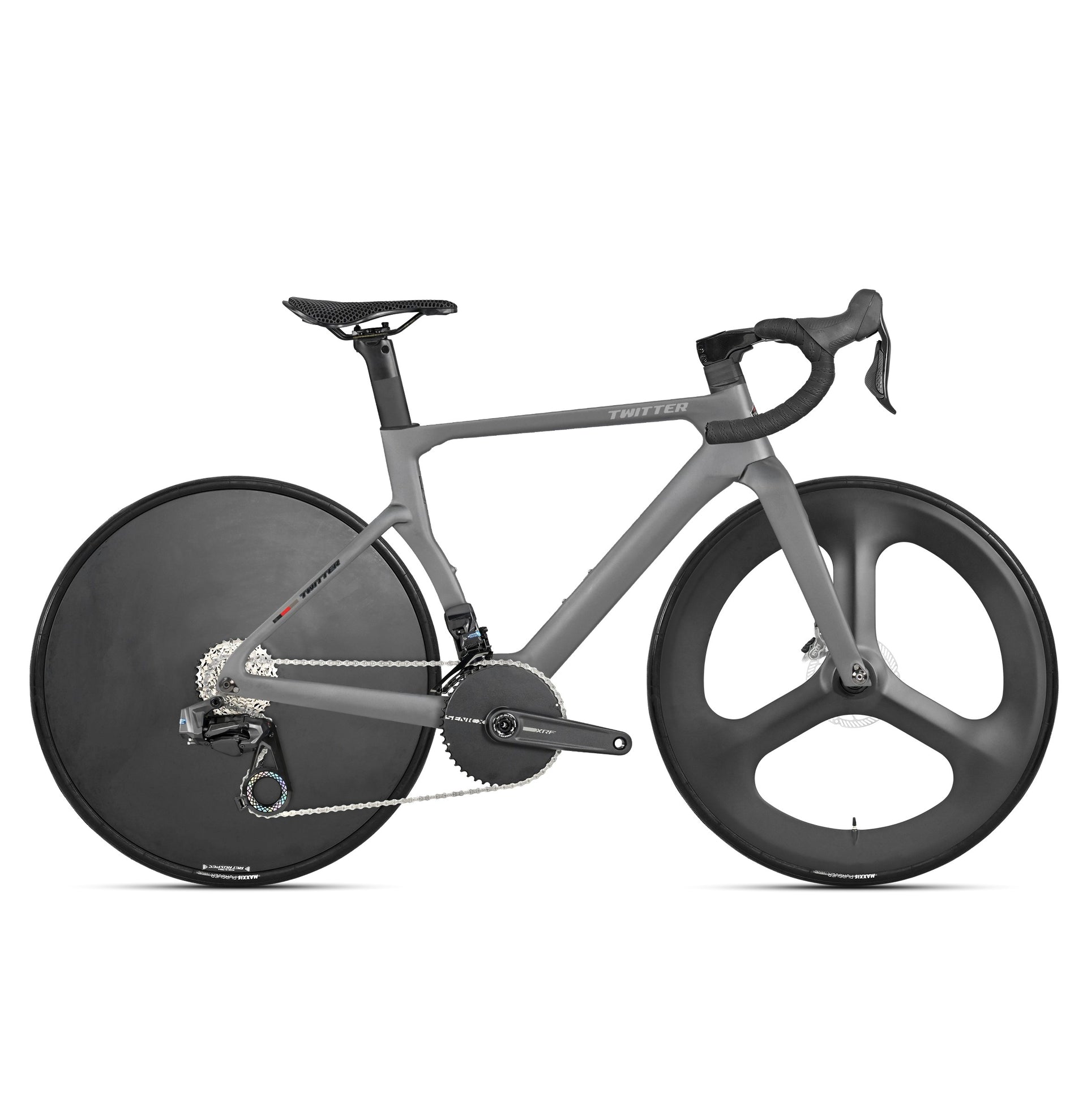 fully rennrad T8 Pro 3 Spoke Full Carbon Fiber Road Bike