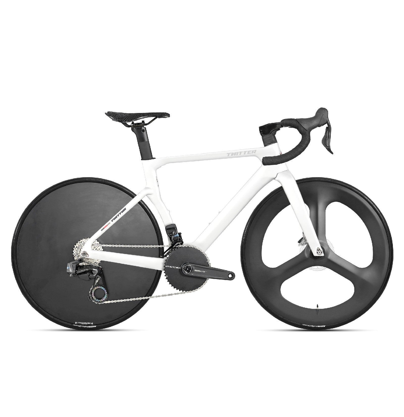 T8 Pro 3 Spoke Full Carbon Fiber Road Bike