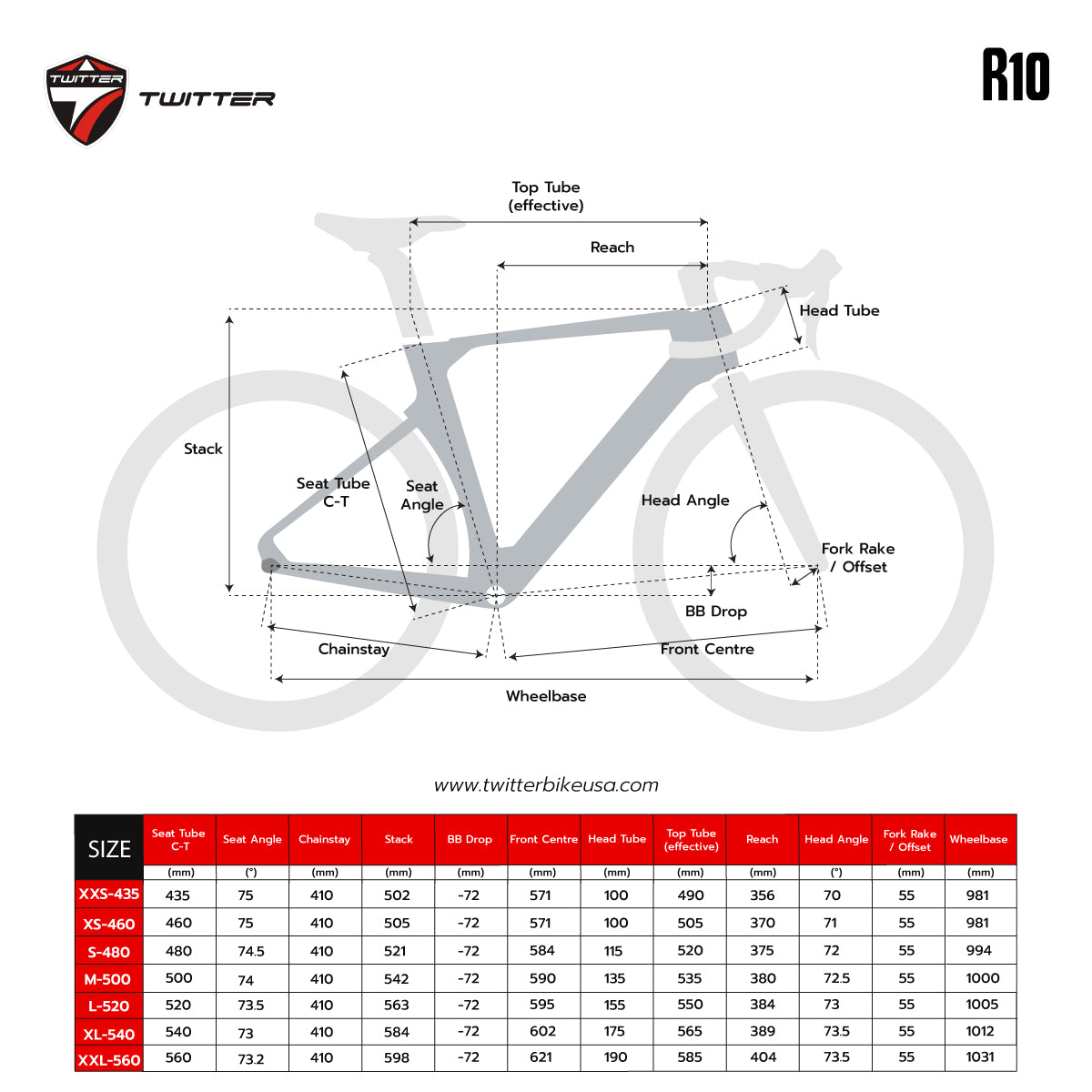 R10 - Rim - Carbon Road Bike – Twitter Bikes