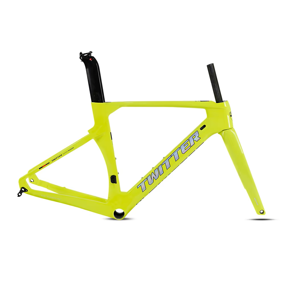 TWITTER R10-C Carbon Road Frame Set – T800, 700C, Aero Design, Gloss+UV Decals