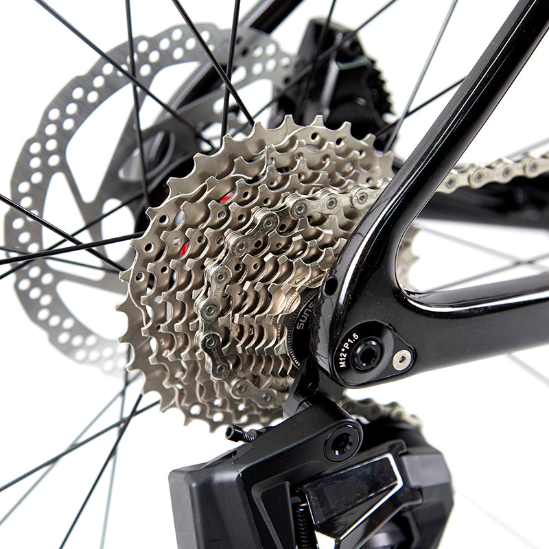 R15 Pro (Carbon Wheel) - WheelTop EDS Wireless 2*12 Speed - Carbon Road Bike - Bike Size: XS (44cm) - Color: White