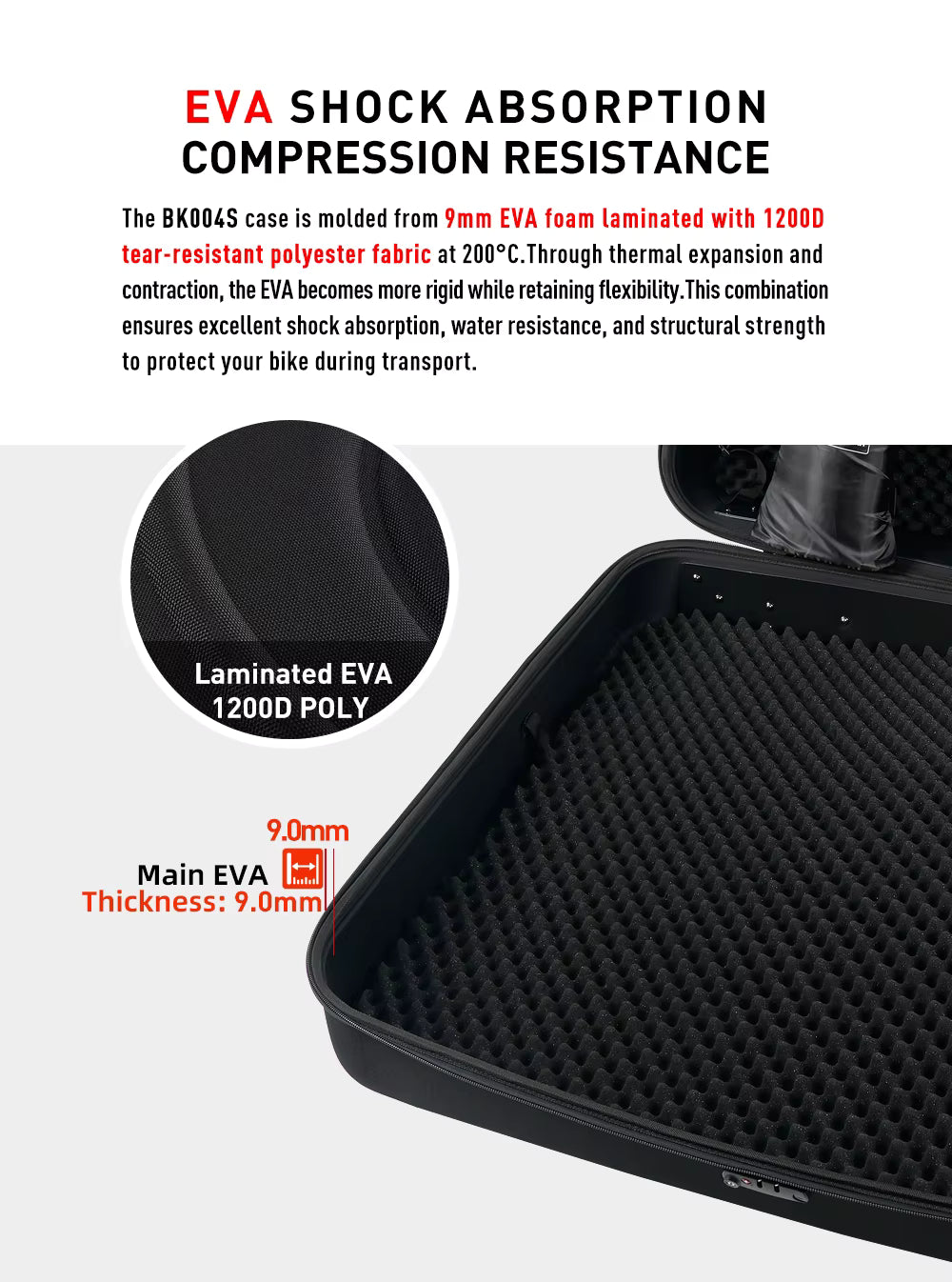 NOOYAH Bike Case BK004S – Ultimate Protection Zero Disassembly Total Freedom